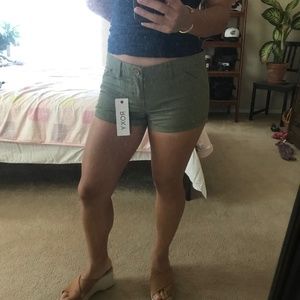 Green Roxy Shorts NWT